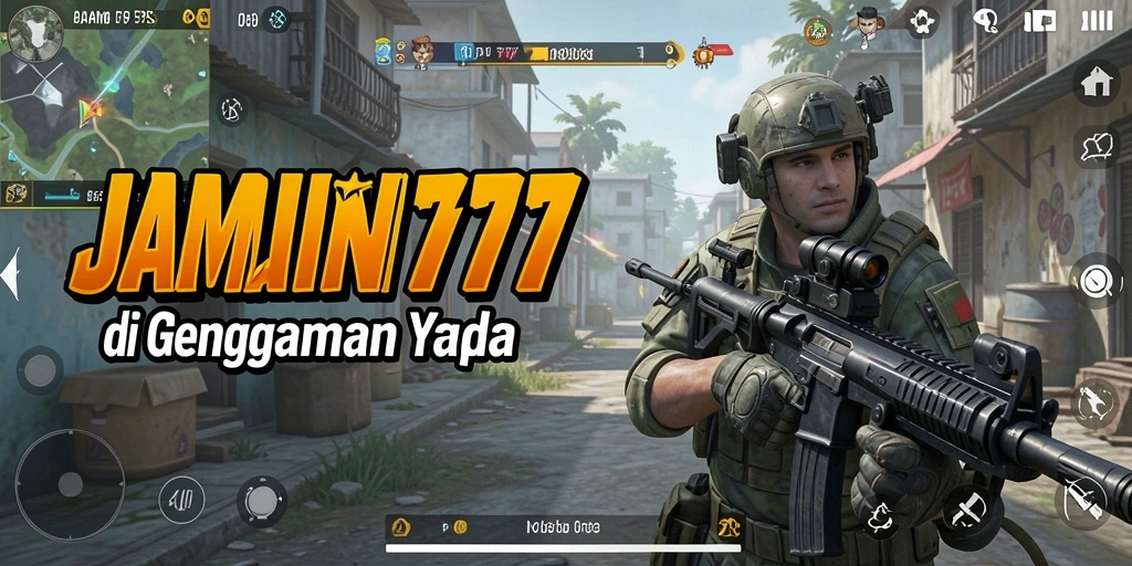 Tangkapan layar dari gameplay menegangkan di JAMIN777.