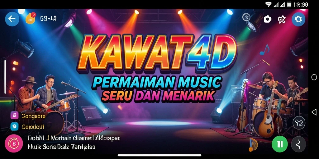 Tampilan gameplay KAWAT4D yang seru dan interaktif.