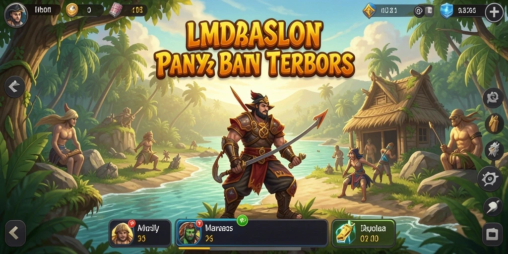 Screenshot gameplay Open World LMBASLOT dengan petualangan yang seru.