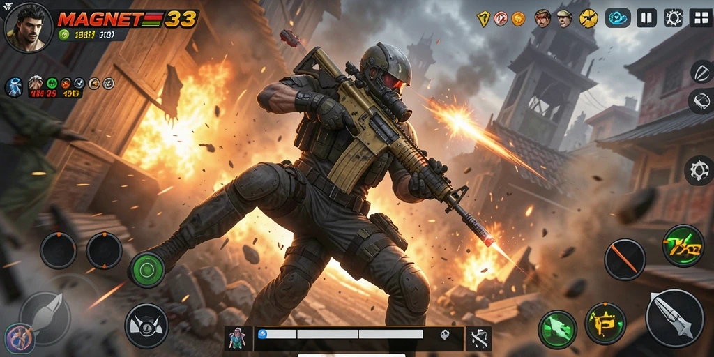 Tampilan gameplay MAGNET33 yang penuh aksi seru dan tantangan.