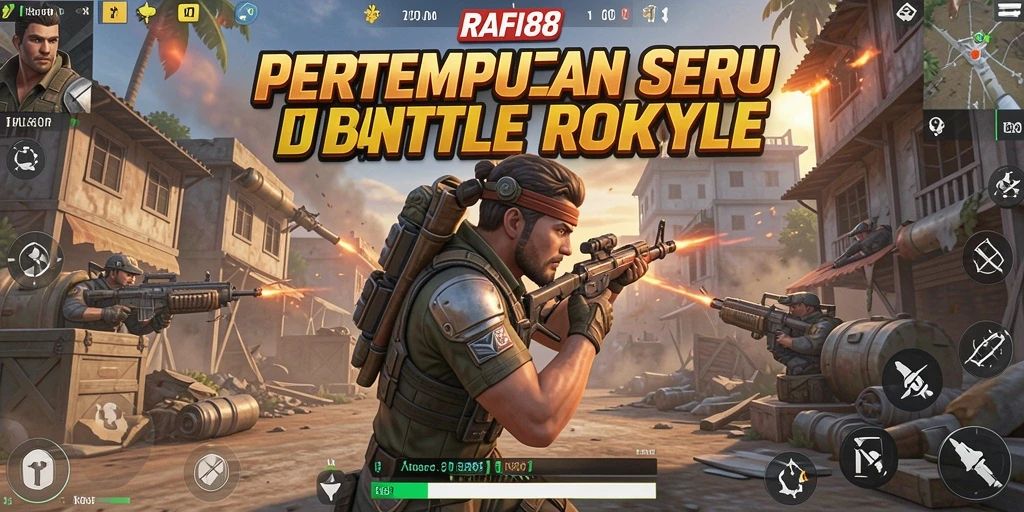 Tampilkan gameplay seru dari RAFI88 dalam pertempuran Battle Royale.