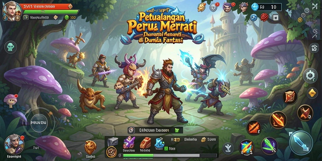 Tangkapan layar menampilkan aksi mendebarkan di dunia petualangan SVIP1.