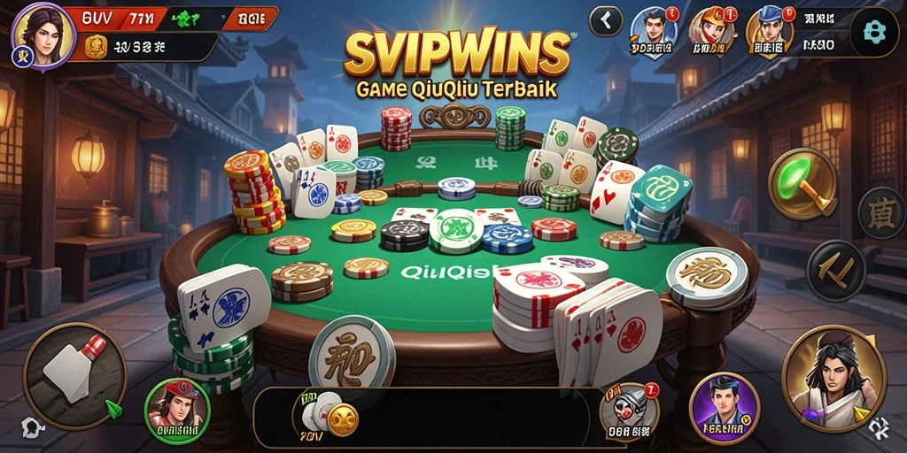 Tampilan gameplay seru dari SVIPWINS dengan berbagai mode QiuQiu.