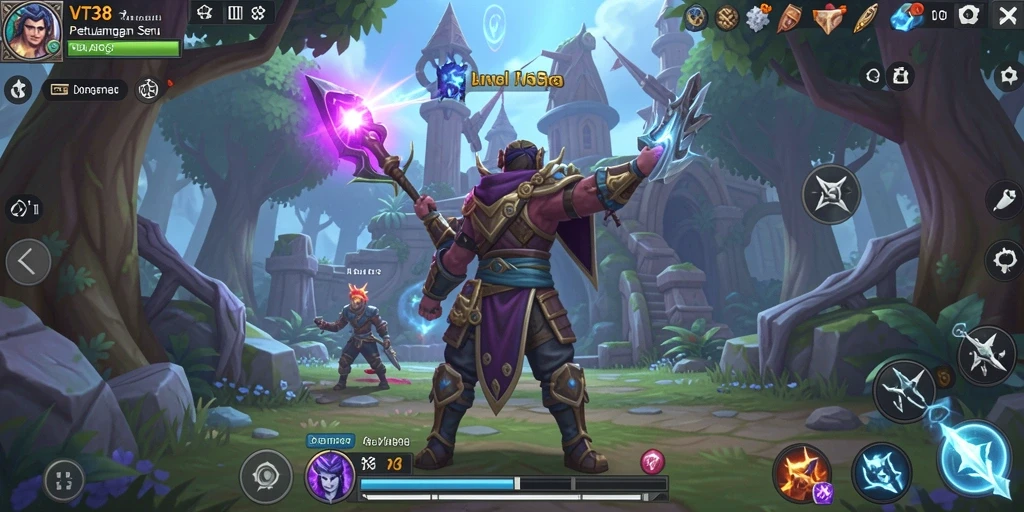 Tampilan gameplay ARPG yang menegangkan dan mendebarkan di dunia VT38.